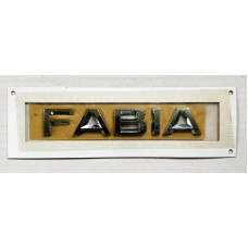 GENUINE Skoda Fabia II MK2 III MK3 rear emblem FABIA 